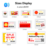 Label Rak Elektronik BLE ESL ABS untuk Supermarket, Label Harga Digital Ritel, Bagian dari Sistem EAS