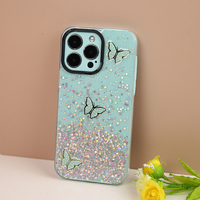Étuis pour téléphone portable 3 en 1, étuis pour téléphone portable avec diamant, coque de téléphone pour iPhone 15 14 13 12, protecteurs, coques pour téléphones portables