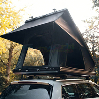 Tente de toit rigide imperméable pour l'extérieur, tente de camping rigide pour toit de voiture, tente RTT en aluminium avec échelle