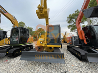 Oferta Especial: Excavadora Hidráulica Usada Original KOMATSU PC70, Miniexcavadora de 7 Toneladas con Cucharón de 0.3m, Certificación CE, para Movimiento de Tierras y Construcción