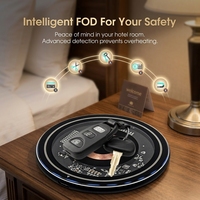 Chargeur sans fil rond 15W tendance avec PCB visible pour tous les appareils Qi