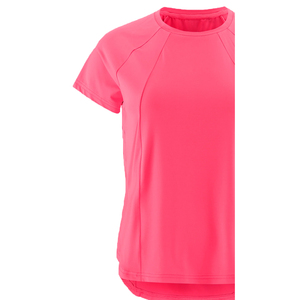 Camiseta de Manga Corta con Cuello Redondo, Estilo Urbano, Ecológica, Transpirable, para Mujer, Bordada, de Algodón Orgánico Sólido - Product Image 6