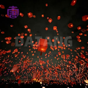 Linterna LED ovalada de PVC personalizable IP65 para festivales, paisajismo y deseos, con color personalizado - Product Image 3