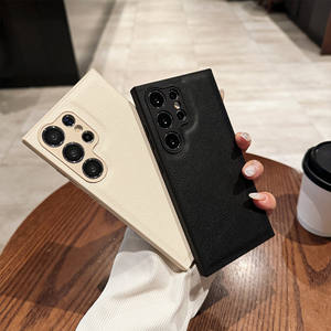 Custodia Antiurto in Pelle PU per <span class=keywords><strong>Samsung</strong></span> S24 Ultra, Cover Posteriore in TPU per <span class=keywords><strong>Samsung</strong></span> S24 Ultra S23 <span class=keywords><strong>S22</strong></span>, <span class=keywords><strong>Accessori</strong></span> per Telefono - Product Image 1