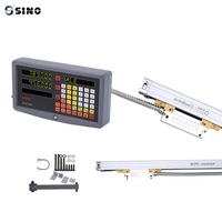 Lecteur numérique de signal TTL SINO SDS2-3MS 3 axes avec jeu d'échelles d'encodeur linéaire en verre pour machine de fraisage