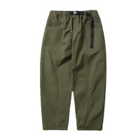 Pantalon décontracté pour homme style japonais Cityboy, taille mi-haute, coupe droite, avec perles fines haute densité, ajustable, ample, pour le quotidien, 100% coton, fermeture éclair