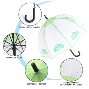 Parapluies modernes pour adultes en gros, style droit, ouverture manuelle, cadeaux d'affaires, certifiés CE, motifs mignons, couleur personnalisable, robustes - Product Image 5