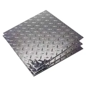 2mm lembar aluminium aa5052 h114 aluminium kotak-kotak lembar/pelat ukuran pemotong 3003 berlian pelat aluminium