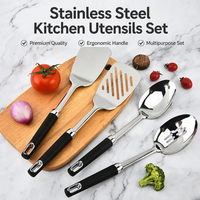 Set Peralatan Dapur Stainless Steel Berkualitas Tinggi Tahan Lama Mudah Dibersihkan Alat Masak Rumah Tangga Perlengkapan Dapur Profesional