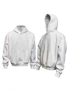 Sudadera con capucha de gran tamaño de moda Unisex personalizada de los fabricantes de ropa BSCI patrón impreso esencial para hombres - Product Image 2