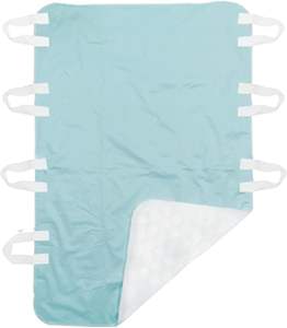 Almohadillas para incontinencia de proveedor OEM, almohadilla de cama impermeable de posicionamiento lavable con 8 asas para ancianos postrados en cama - Product Image 1