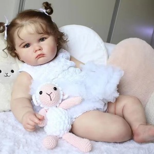 ตุ๊กตาซิลิโคนเหมือนจริง NPK ขนาด 60 ซม. พร้อมของเล่นแกะสำหรับเด็กอายุ 4-6 ปี - Product Image 1