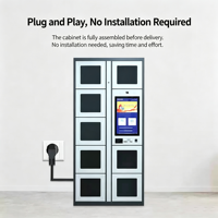 Armoire intelligente pour dossiers, armoire à équipement intelligent avec reconnaissance faciale et empreintes digitales, armoire d'archives, armoire de gestion des preuves