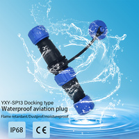 YXY SP13 IP68 2 3 4 5 broches connecteur étanche Weipu industriel étanche électrique prise en plastique connecteur fileté