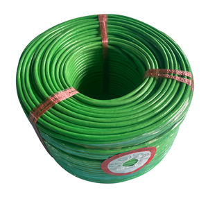 Diámetro 0,8mm * 2 Tipo K Conductor sólido Cable de extensión aislado de PVC <span class=keywords><strong>verde</strong></span> y blanco - Product Image 1