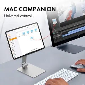 Supporto per iPad magnetico regolabile Multi-angolo portatile pieghevole ergonomico per iPad Pro/supporto per aria