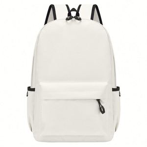 2025 New <b>Simple</b> Solid Color <b>Backpack</b> Learning <b>Backpack</b> Leisure Travel <b>Backpack</b> Wholesale - Product Image 6