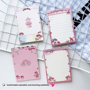Bloc de Notas Adhesivas A7 Cute Melody, Diseño Adorable de Dibujos Animados al Estilo Instagram, Hojas Desprendibles No Adhesivas para Tomar Notas - Product Image 4