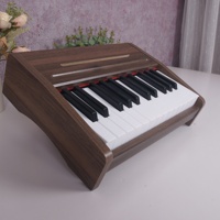 Infant Kid Wooden 25Key Classic Electric Piano Keyboard 15 Scales Unisex Educational Learning Toy Musical Instrument Accessories