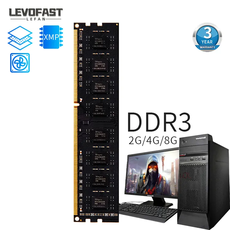 LEVOFAST DDR3 DDR4 4GB 8GB 16GB 32GB 1600MHz 3200MHz RAM DDR
