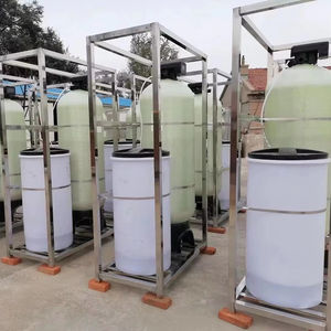 최고의 염분 제어 자동 연수기 트윈 팩 시스템 펌프 및 모터 포함 보일러용 1년 보증 - Product Image 1