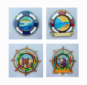 ของที่ระลึกเมืองขายส่ง แม่เหล็กติดตู้เย็นเรซิ่น 3 มิติ แบบกำหนดเอง สำหรับของขวัญสถานที่ท่องเที่ยว - Product Image 6