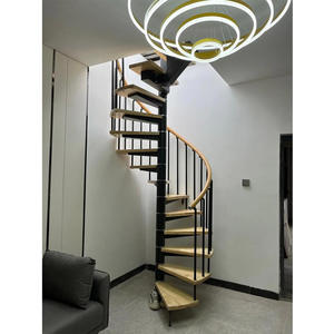 Escadas espirais modernas e bonitas, escadas espirais montadas recomendadas do metal. - Product Image 6