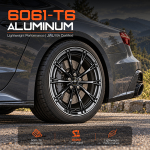 ล้อแม็กซ์ LSW Custom Monoblock Forged Alloy ขนาด 20 นิ้ว สีดำเงา ขอบกลึงลาย Double Y-Spoke วัสดุ 6061-T6 สำหรับรถยนต์นั่งส่วนบุคคล - Product Image 4