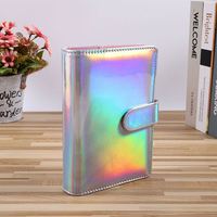 Vente en gros reliure à feuilles mobiles A5/A6 personnalisée reliure budgétaire laser holographique carnet planificateur organisateur 6 trous classeur de budget