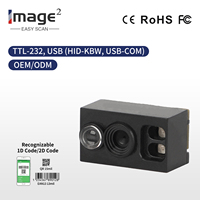 Pemindai Barcode 1D/2D QR Global Shutter Mini Fixed Mount Image M3S02R 300dpi 200 Pemindaian/detik Antarmuka USB COM Stok Tersedia