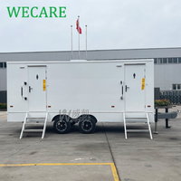 Wecare luxe mobile douche remorque wc toilette portable toilettes remorque