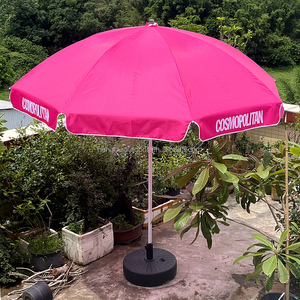 Ombrello da spiaggia di marca personalizzato con ombrellone stampato con ombrellone da giardino, grande e grande da esterno, - Product Image 6
