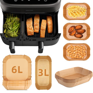 Lelejie Air Fryer Paper 3L Non-Stick Baking Liner For <b>Bakery</b> Cooking Easy To Clean - Product Image 3