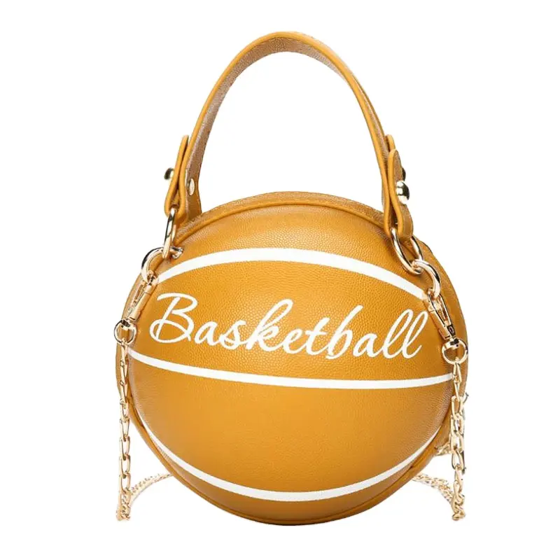 Toptan yeni moda tasarımcısı Pu deri basketbol kadın kolu çanta sıcak satış kızlar futbol Crossbody çanta