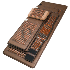 Matelas chauffant électrique hexagonal en céramique, soulage les douleurs musculaires, favorise la circulation sanguine, tapis en tourmaline - Product Image 4