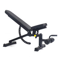 Banc de gymnastique en acier, équipement d'entraînement physique, banc d'haltérophilie incliné, presse, banc de musculation réglable multiple