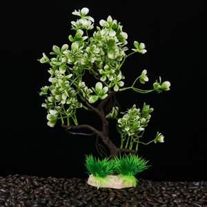 Ensemble d'aquarium Grand aquarium Paysage Décoration Simulation Artificielle Faux Mousse <span class=keywords><strong>Eau</strong></span> Herbe Arbre Plastique <span class=keywords><strong>Eau</strong></span> Herbe - Product Image 4