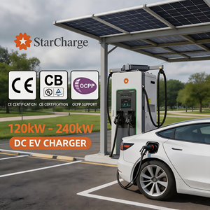 Station de recharge publique DC pour véhicules électriques Smart High Power 120kW-180kW Starcharge Titan V5 UL CE RFID QR Start Destination - Product Image 1