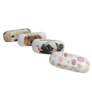 <strong>Funky</strong> Classic Cartoon Pattern <strong>Glasses</strong> Eyeglasses <strong>case</strong> Optical Metal <strong>Glasses</strong> <strong>case</strong> Portable Eyewear Spectacle Packaging Box - Product Image 1