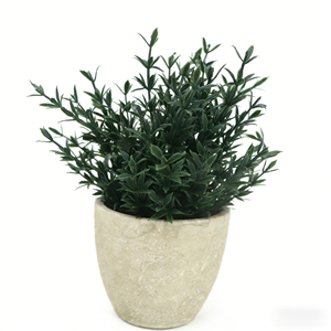 <span class=keywords><strong>Plantes</strong></span> d'épices artificielles, romarin vert moyen, petit arbre, faux arbre d'intérieur, décoration de bureau, bonsaï, arrangement floral - Product Image 2
