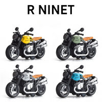 Moto de course rétro vintage en alliage moulé sous pression, modèle de moto de sport haute vitesse, vente en gros
