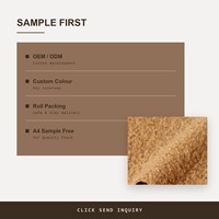 27 28 Best Seller Maillard Style Fashion Factory Cheap Price Light Brown Wool Polyester Blend Knit Boucle Looped Fabric