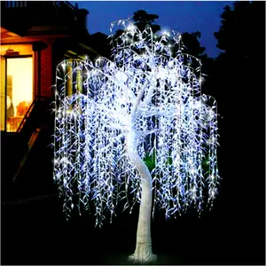 크리스마스 조명 LED 모티브 버드 나무 새해 장식 LED 꽃 나무 빛
