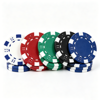 Jetons de poker en gros, directement de l'usine, multi-poids, en argile et ABS, logo personnalisé, livraison rapide, fourniture pour revendeurs