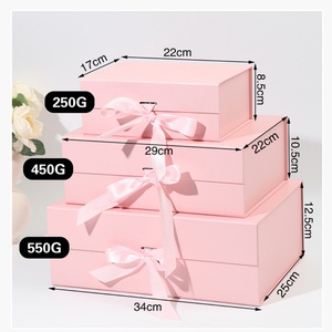 Wholesale Folding Magnetic Closure Rigid Gift <b>Boxes</b> Premium <b>Black</b> Eco-Friendly Recycled Luxury Materials Reusable Bulk Custom - Product Image 5