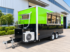 Camión de Comida Rápida de 18 pies con Ventanas Laterales Dobles, Totalmente Equipado con Aire Acondicionado y Cocina Moderna para Festivales - Product Image 6