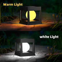 Lampes solaires à LED d'extérieur IP65 étanches, abat-jour en boule givrée, éclairage de jardin et de cour, éclairage de passage