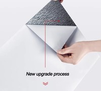 Rouleaux de papier peint en feuille de marbre de grande épaisseur Papier peint imperméable absorbant le son avec forme auto-adhésive Papier Peint 3d Mural