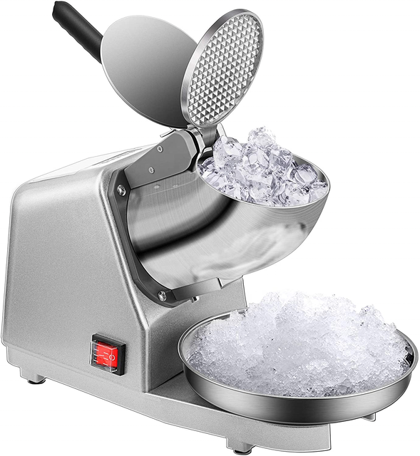 Big Discount 300w Ice Crusher Machine Commercial Stainless Steel 4 Blades Ice Crushers