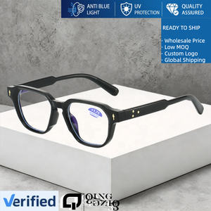 Lunettes de lecture correctrices de la presbytie avec <span class=keywords><strong>filtre</strong></span> <span class=keywords><strong>anti</strong></span>-lumière bleue pour la lecture de près, puissance de la lentille +2.75 / +3.25 - Product Image 1